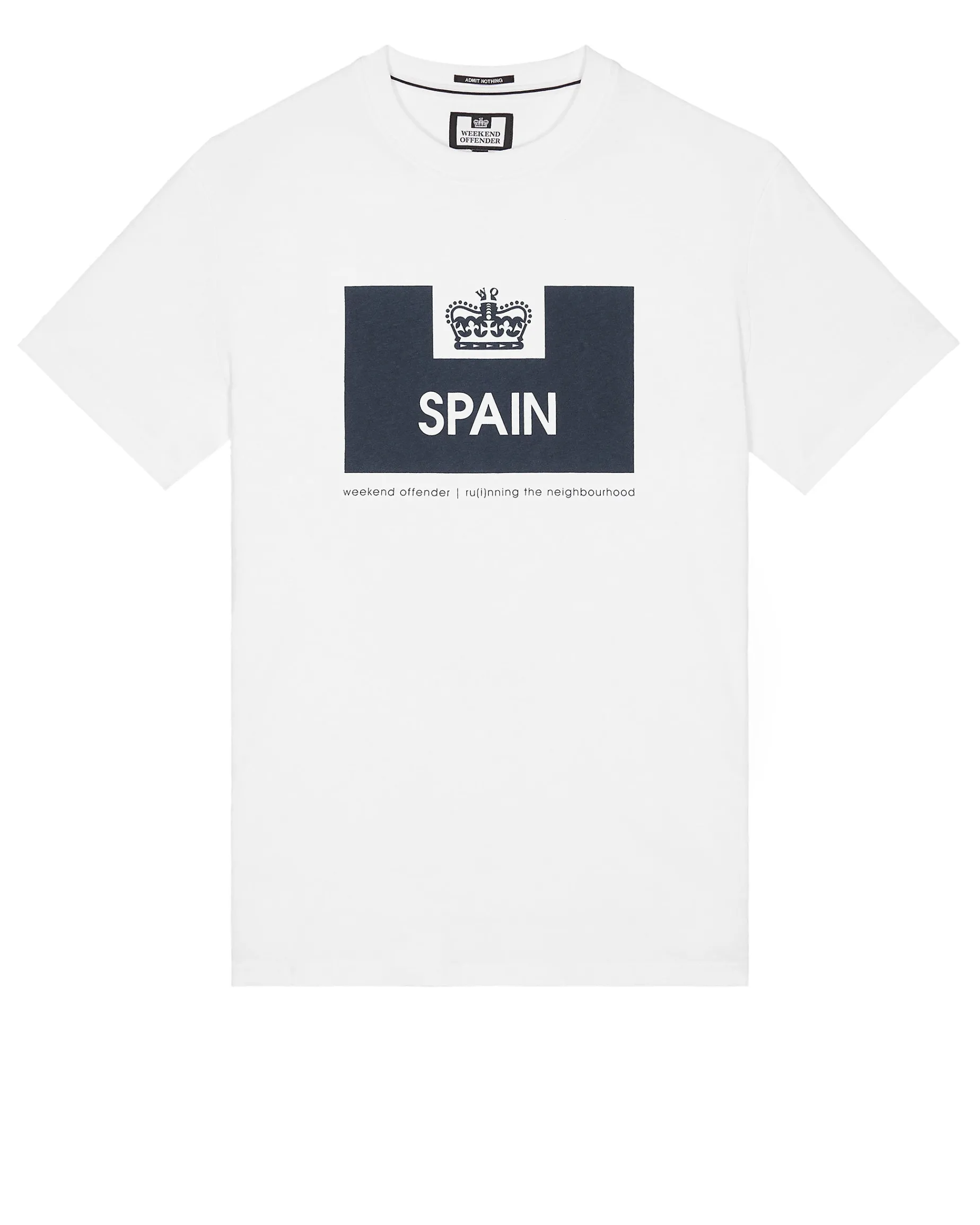 Country Series Spanien T-Shirt Weiß/Marine