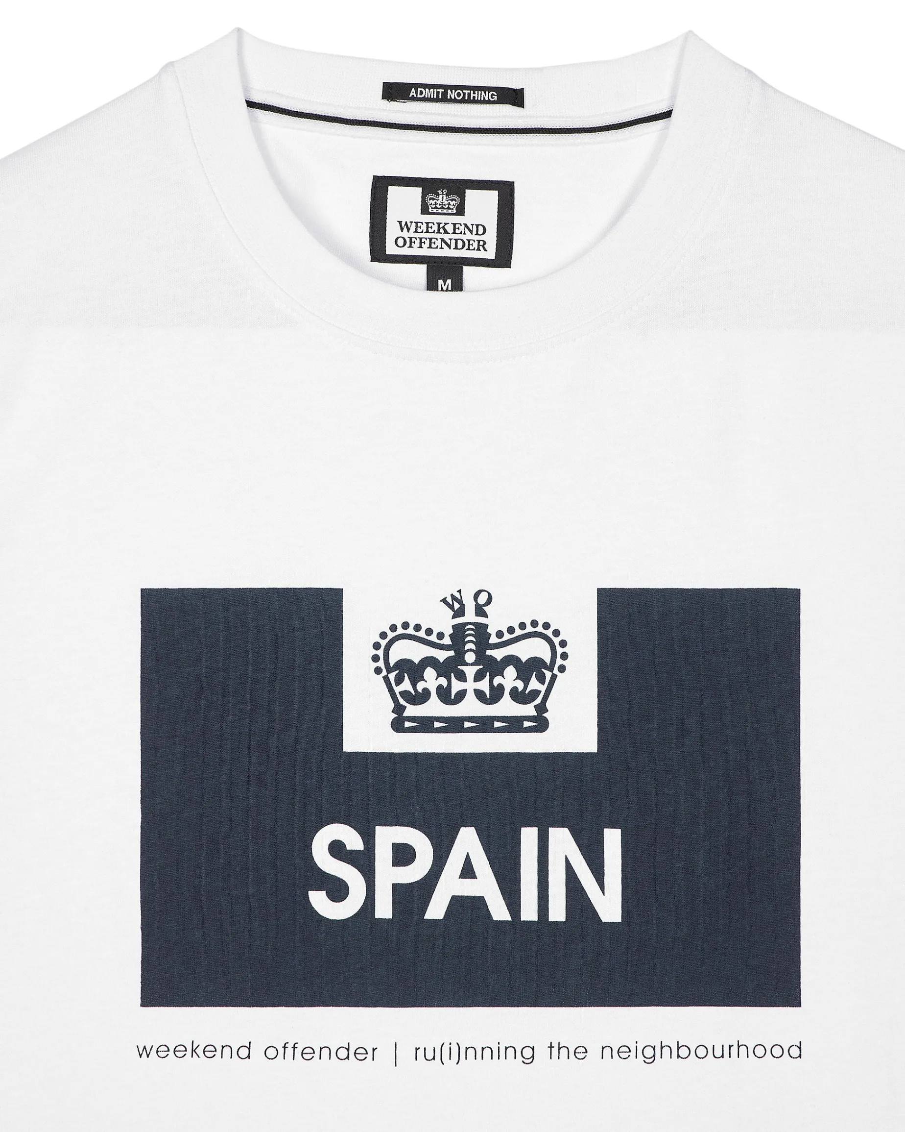 Country Series Spanien T-Shirt Weiß/Marine