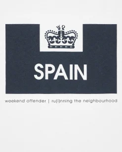 Country Series Spanien T-Shirt Weiß/Marine