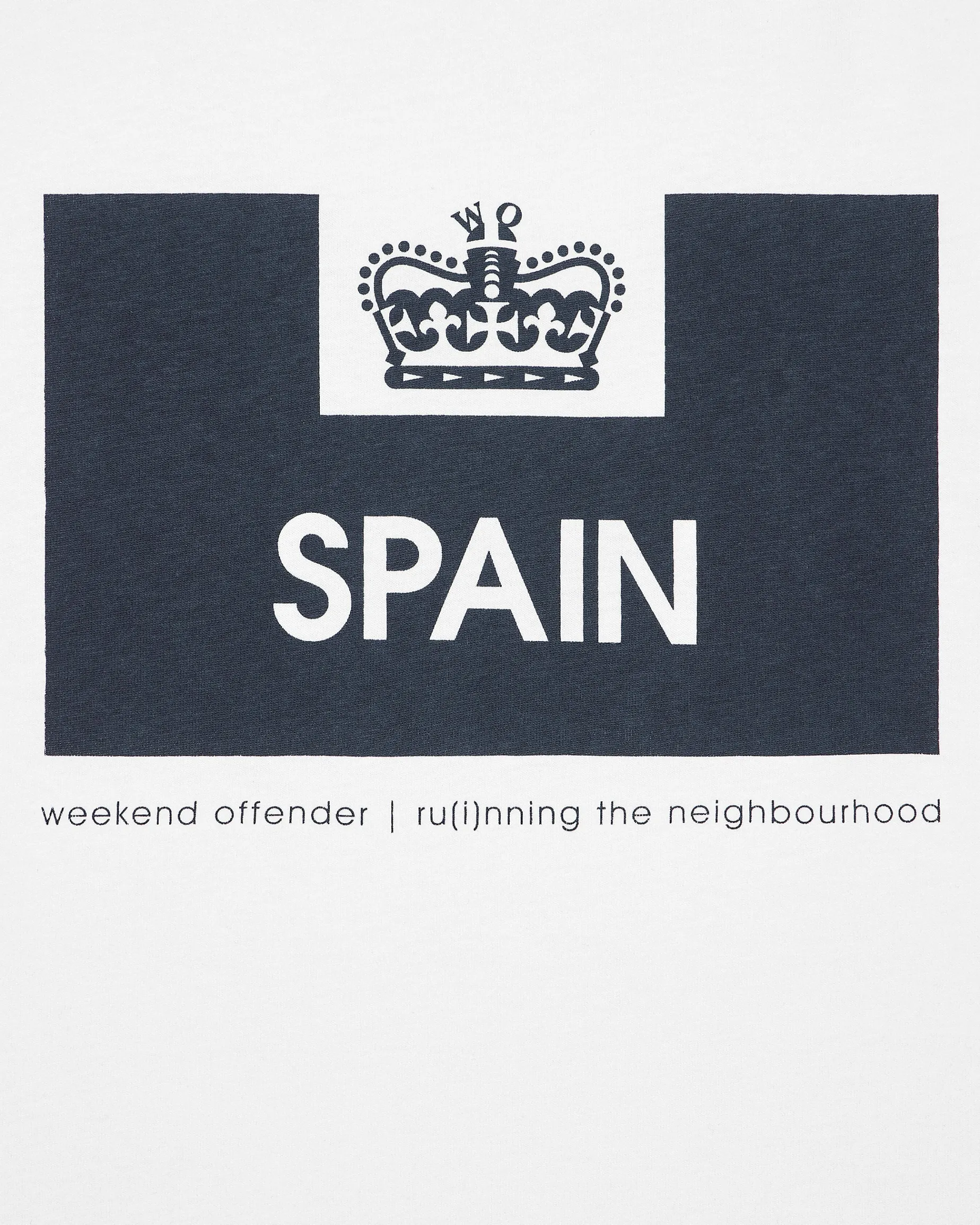 Country Series Spanien T-Shirt Weiß/Marine