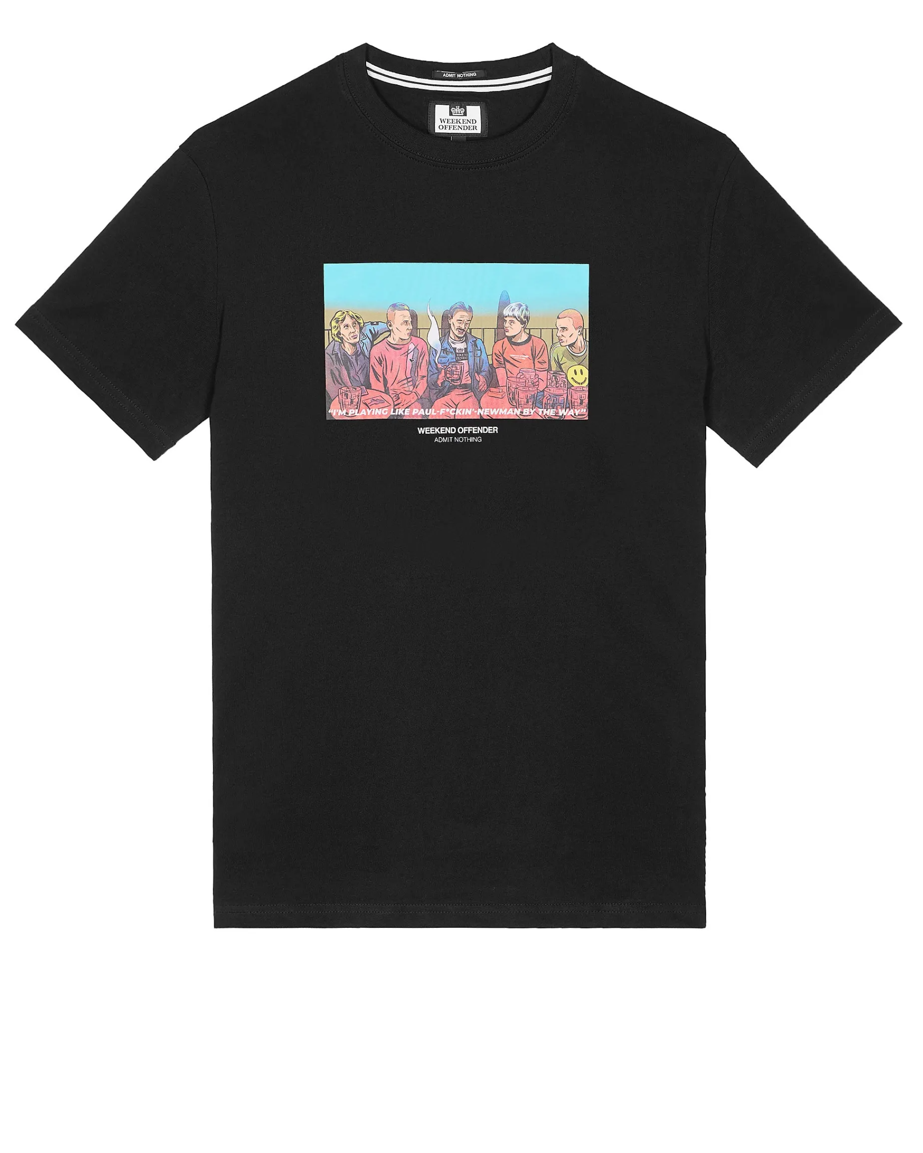Crosslands Grafik-T-Shirt Schwarz