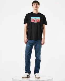 Crosslands Grafik-T-Shirt Schwarz