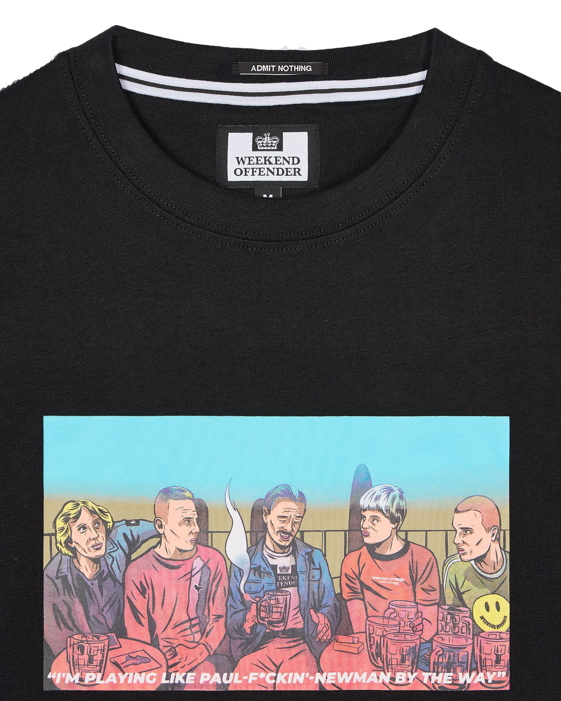 Crosslands Grafik-T-Shirt Schwarz