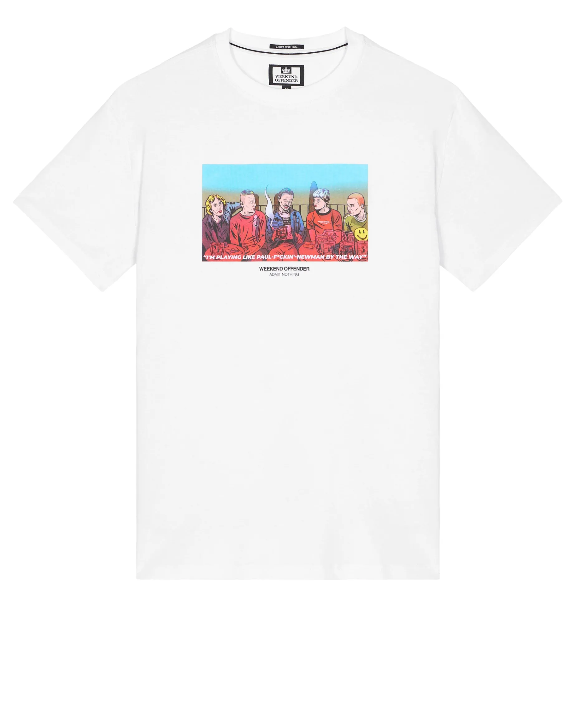 Crosslands Grafik-T-Shirt Weiß