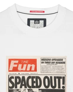 Das lustige Grafik-T-Shirt Weiß