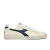 Diadora Game L Low Waxed Sneakers Weiß/Kaspisches Meer