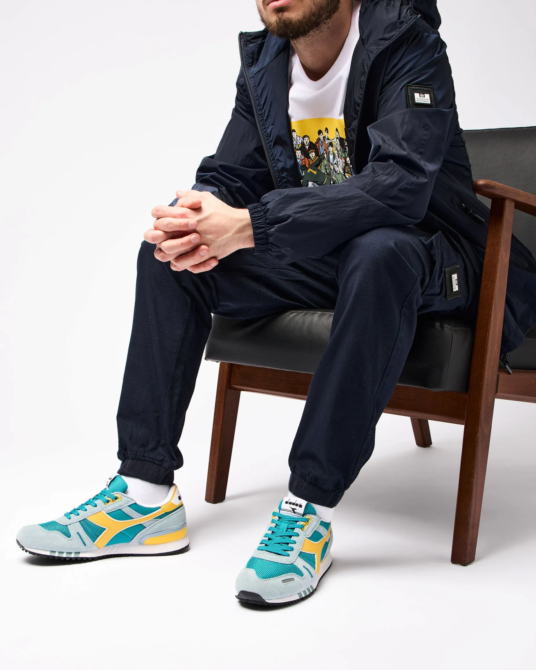 Diadora Titan Turnschuhe Himmelblau/Blauer See