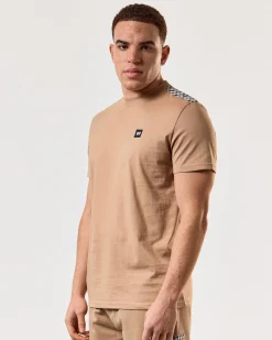 Diaz T-Shirt Cognac Braun