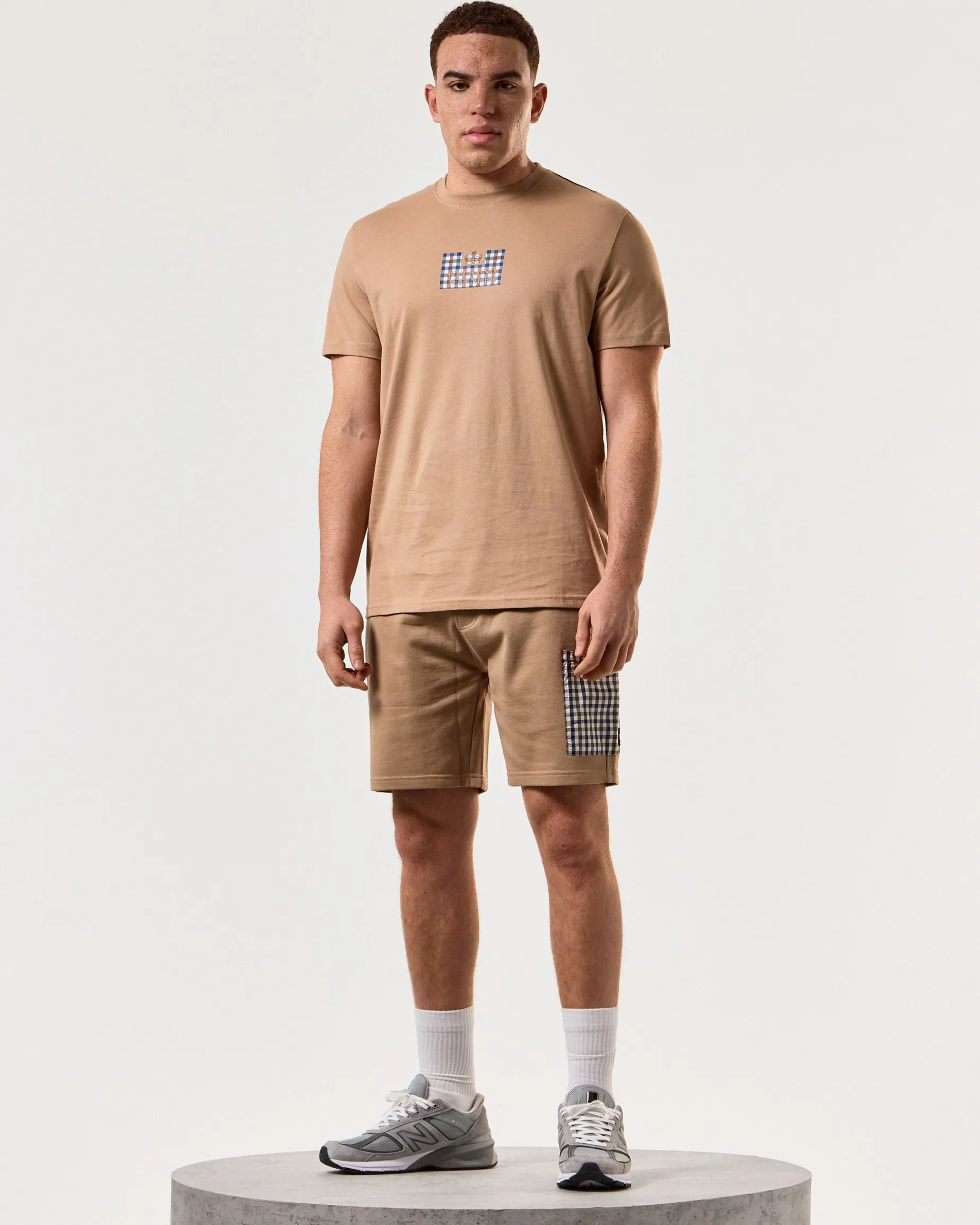 Dygas T-Shirt Cognac Braun