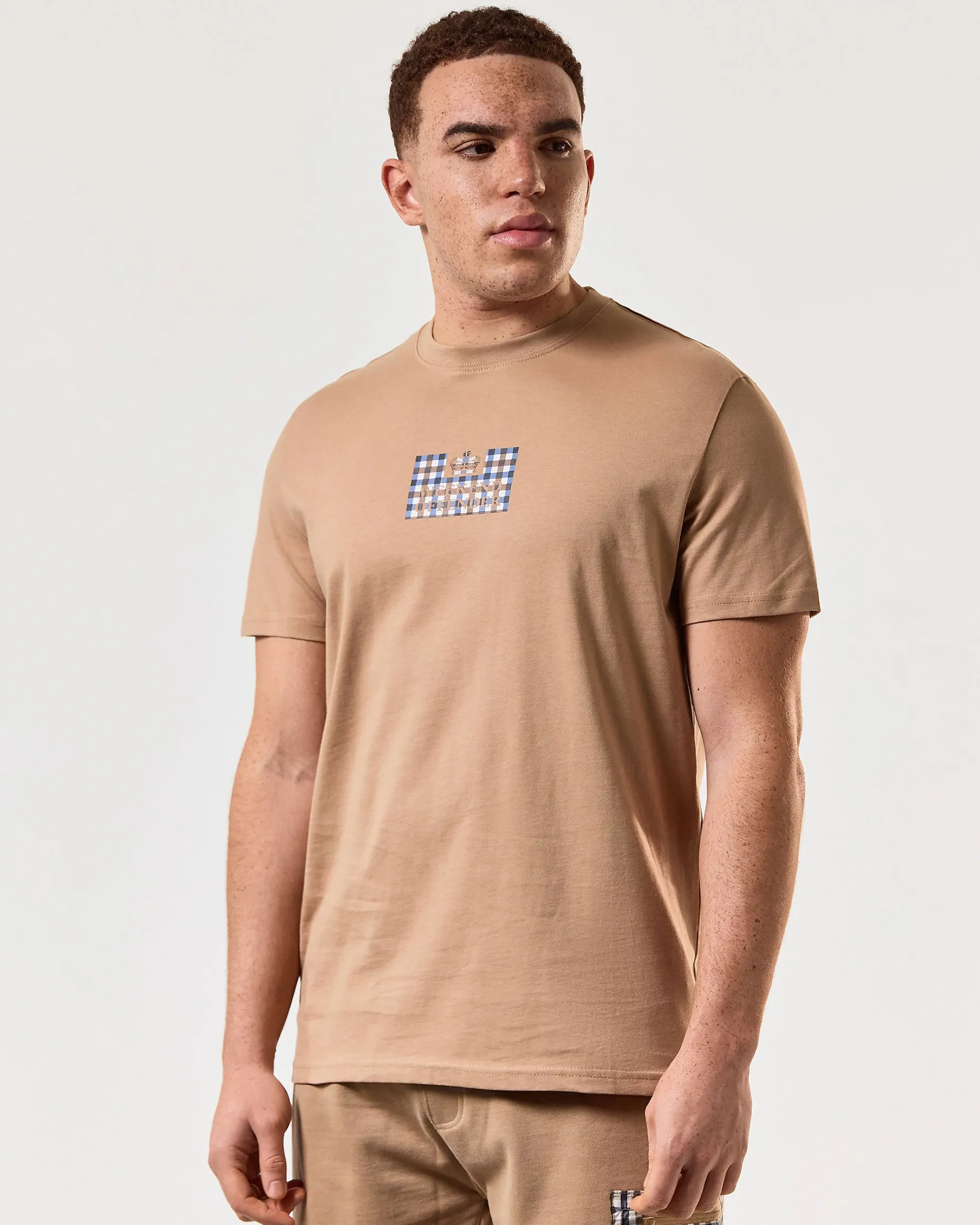 Dygas T-Shirt Cognac Braun