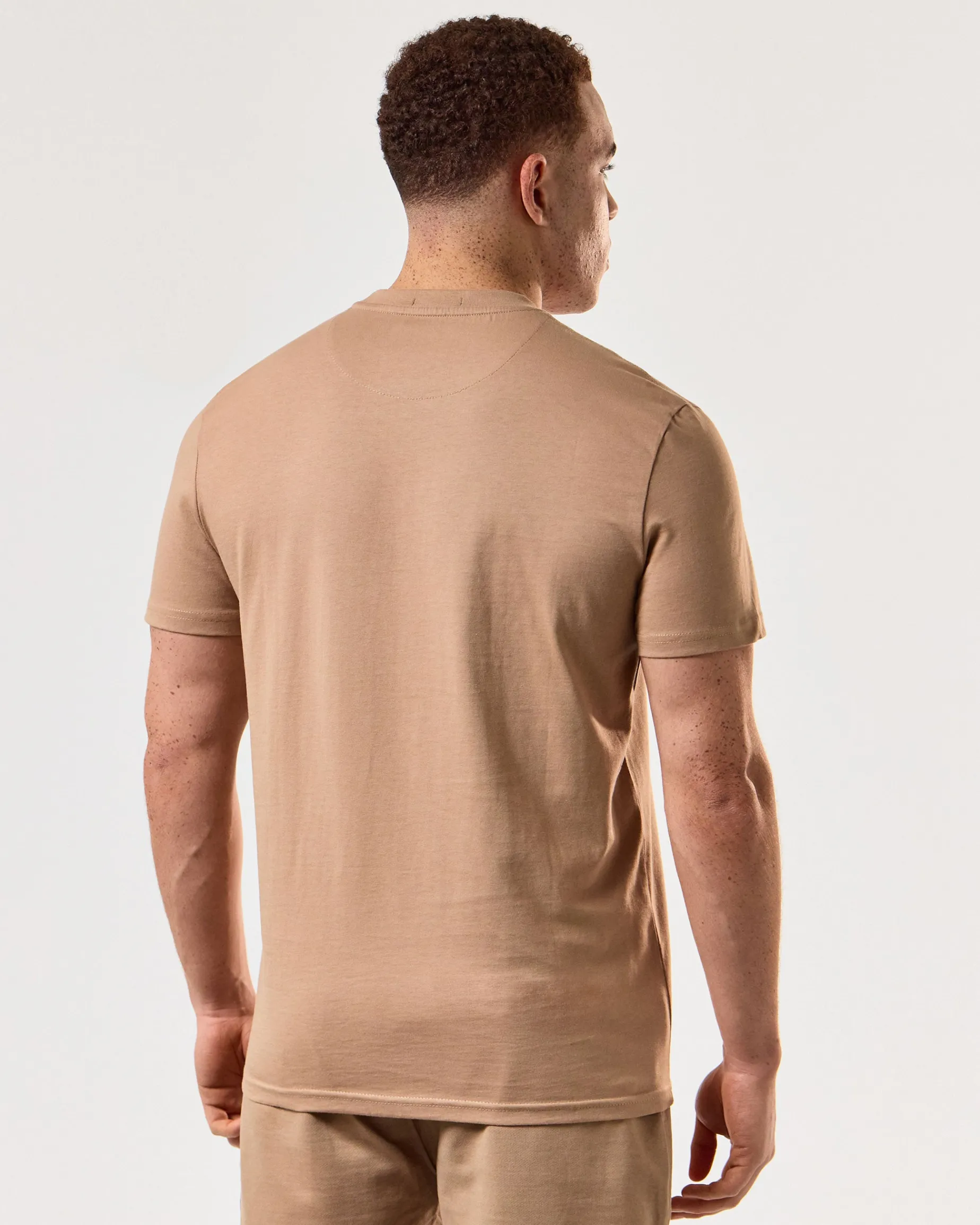 Dygas T-Shirt Cognac Braun