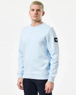 F Bomb Sweatshirt Ocean Wave Blau