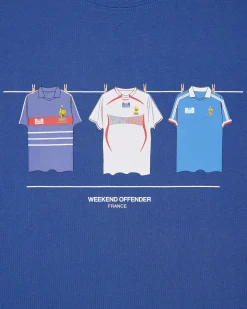 Frankreich Shirts T-Shirt Kobaltblau