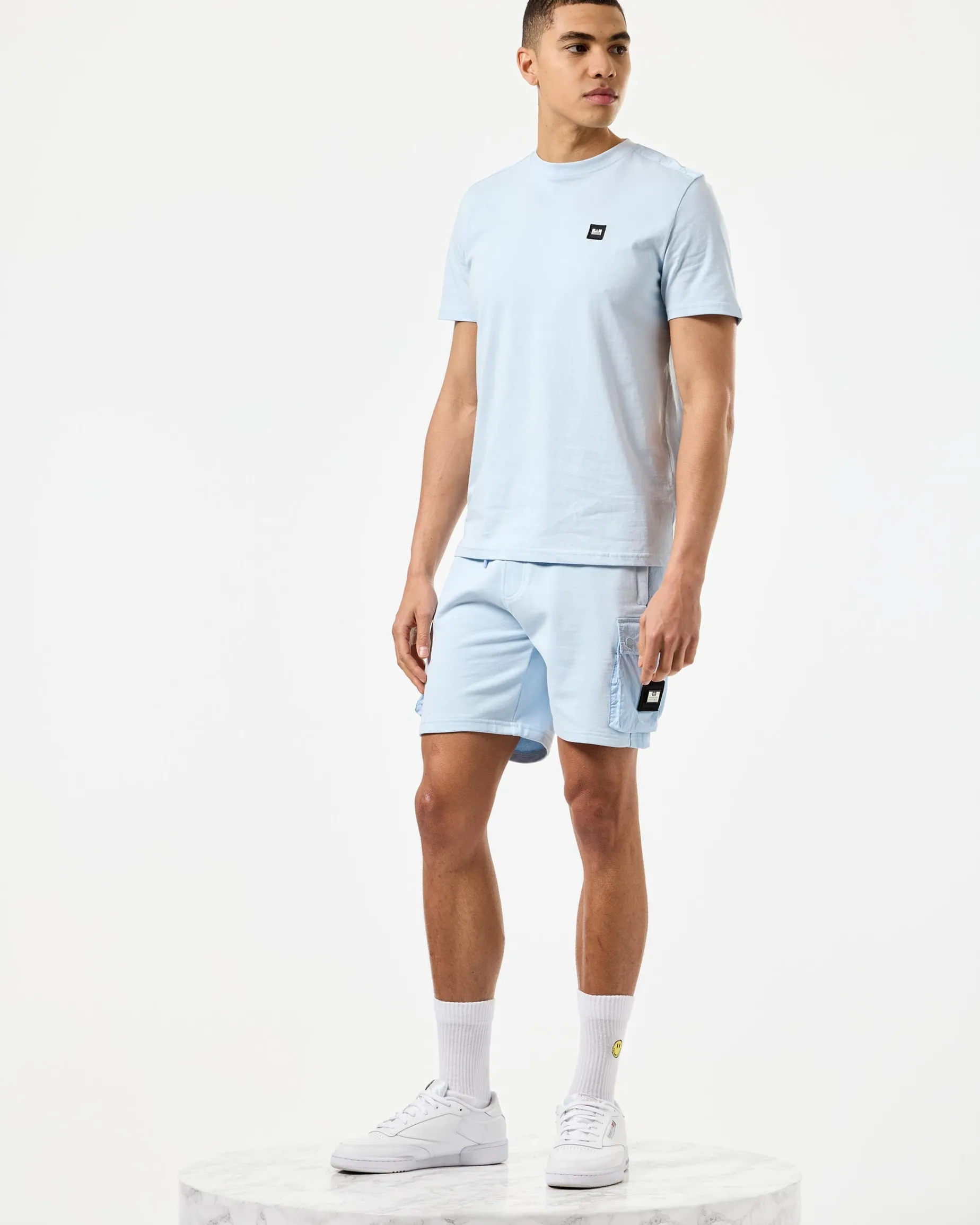 Garcia T-Shirt Ozeanwelle Blau