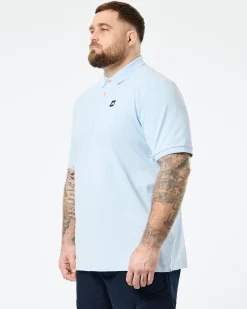 Große Größen - Caneiros Poloshirt Ocean Wave Blau