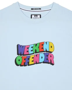 Große Größen - Hallelujah Grafik T-Shirt Ozeanwelle Blau