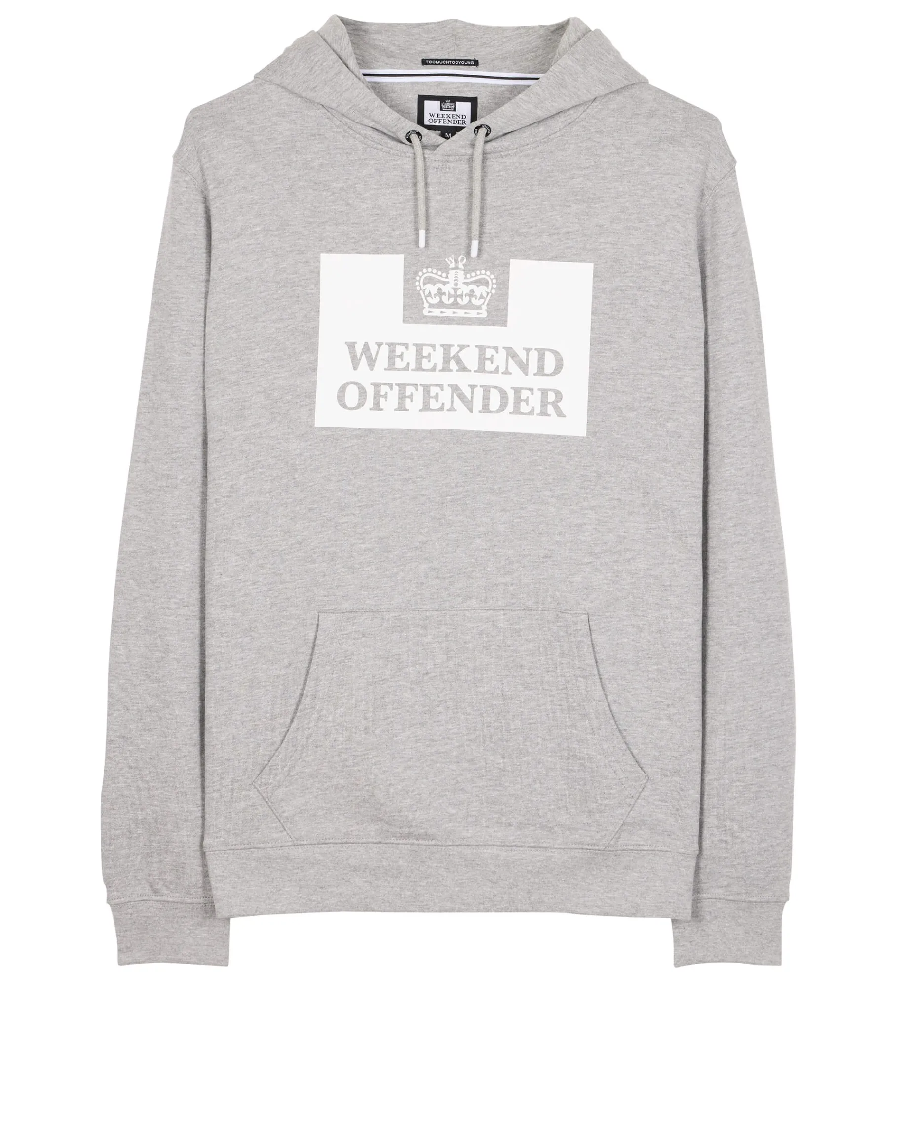 Große Größen - HM Service Classic Hoodie Graumeliert