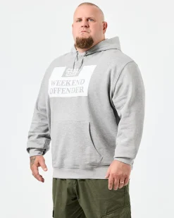 Große Größen - HM Service Classic Hoodie Graumeliert