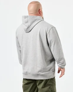 Große Größen - HM Service Classic Hoodie Graumeliert