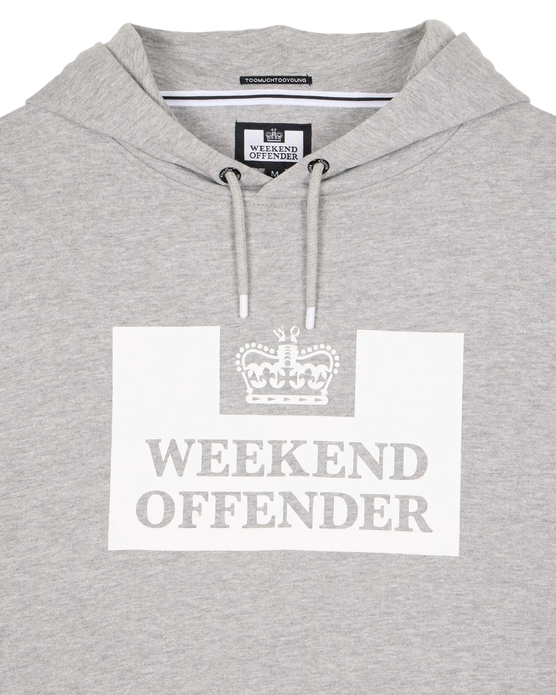 Große Größen - HM Service Classic Hoodie Graumeliert
