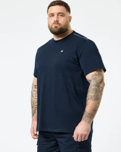 Große Größen - Manuel T-Shirt Navy/Mid House Check