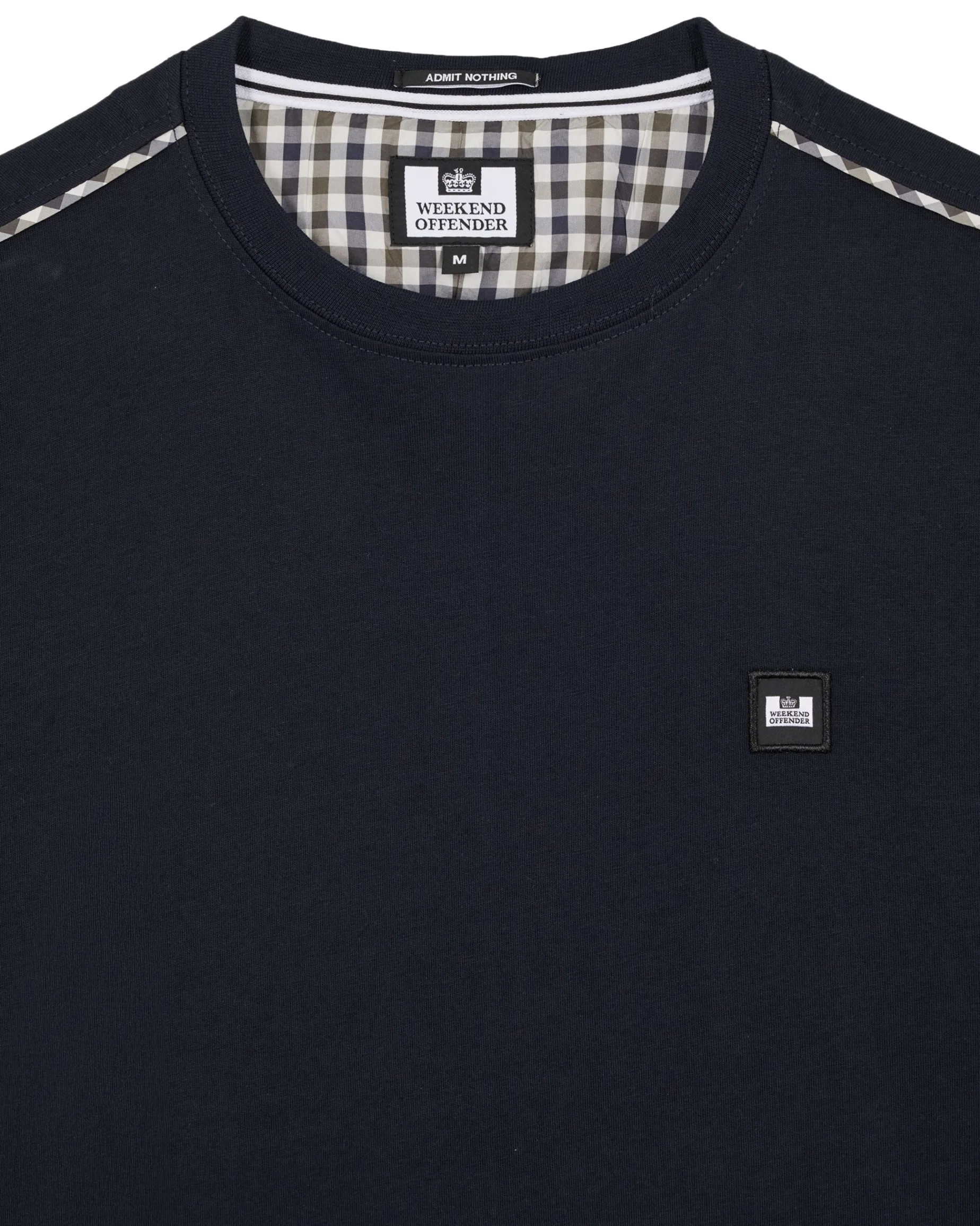 Große Größen - Manuel T-Shirt Navy/Mid House Check