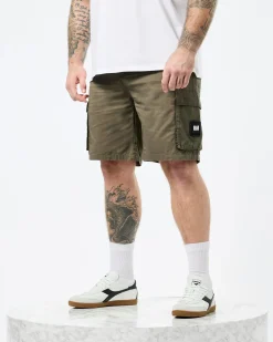 Große Größen - Mascia Cargo Shorts Castle Green