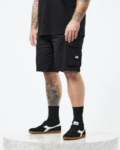 Große Größen - Mascia Cargo Shorts Schwarz