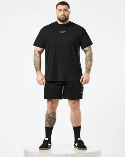 Große Größen - Millergrove T-Shirts Schwarz/Peridot Grün
