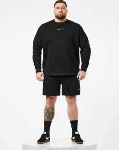 Große Größen - Raval Sweatshirt Schwarz/Peridot Grün