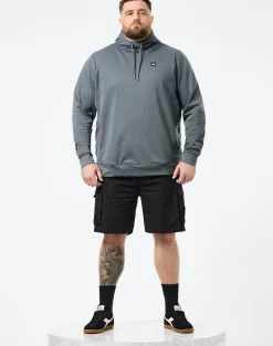 Große Größen - Ribbe Hoodie Zink