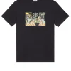 Große Größen - Stratford Avenue Grafik-T-Shirt Schwarz
