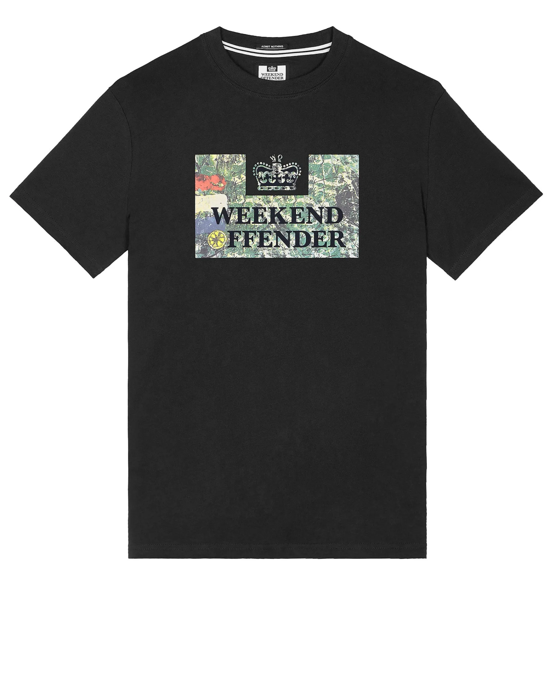 Große Größen - T-Shirt mit Badman-Grafik, Schwarz