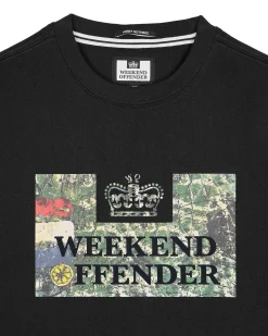 Große Größen - T-Shirt mit Badman-Grafik, Schwarz