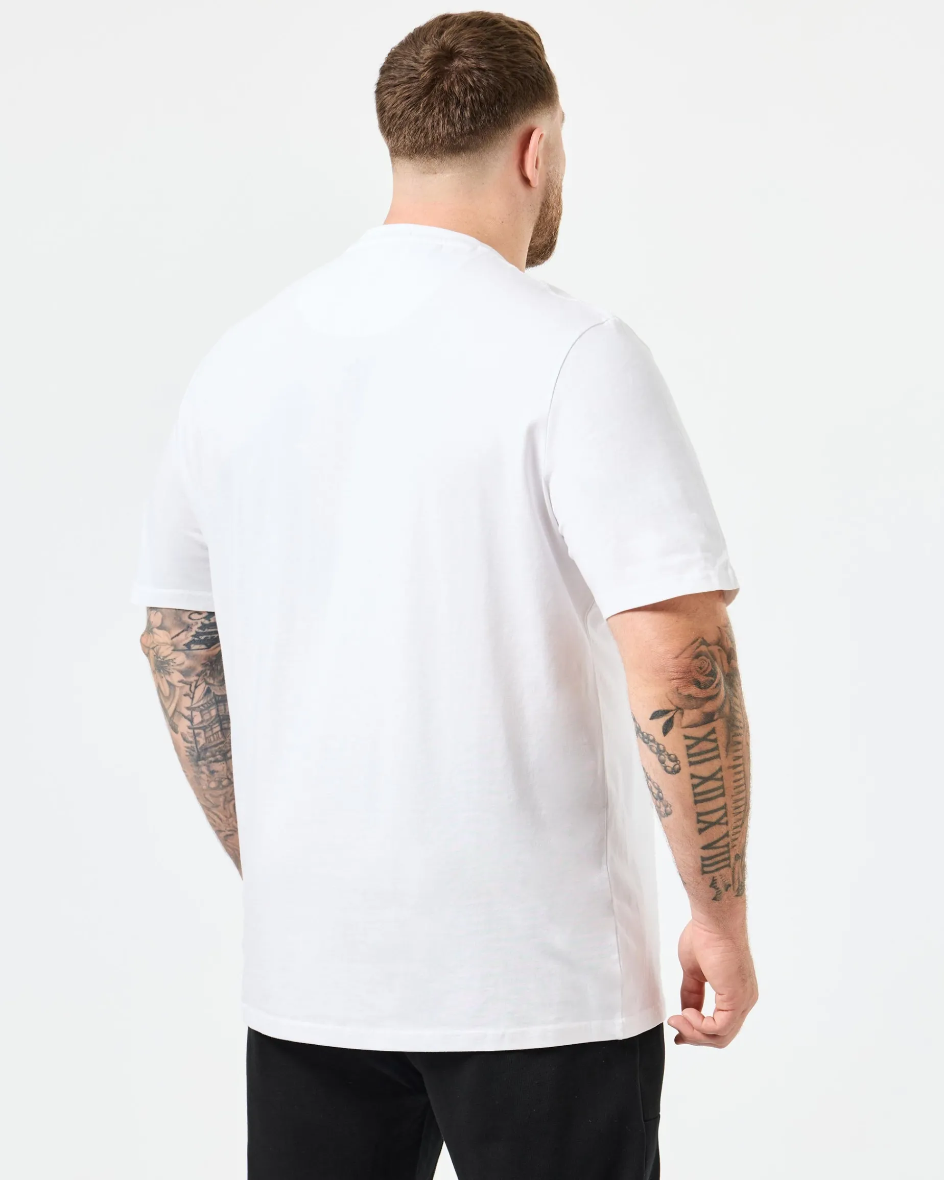 Große Größen - T-Shirt mit Grafik „Diego“ in Weiß
