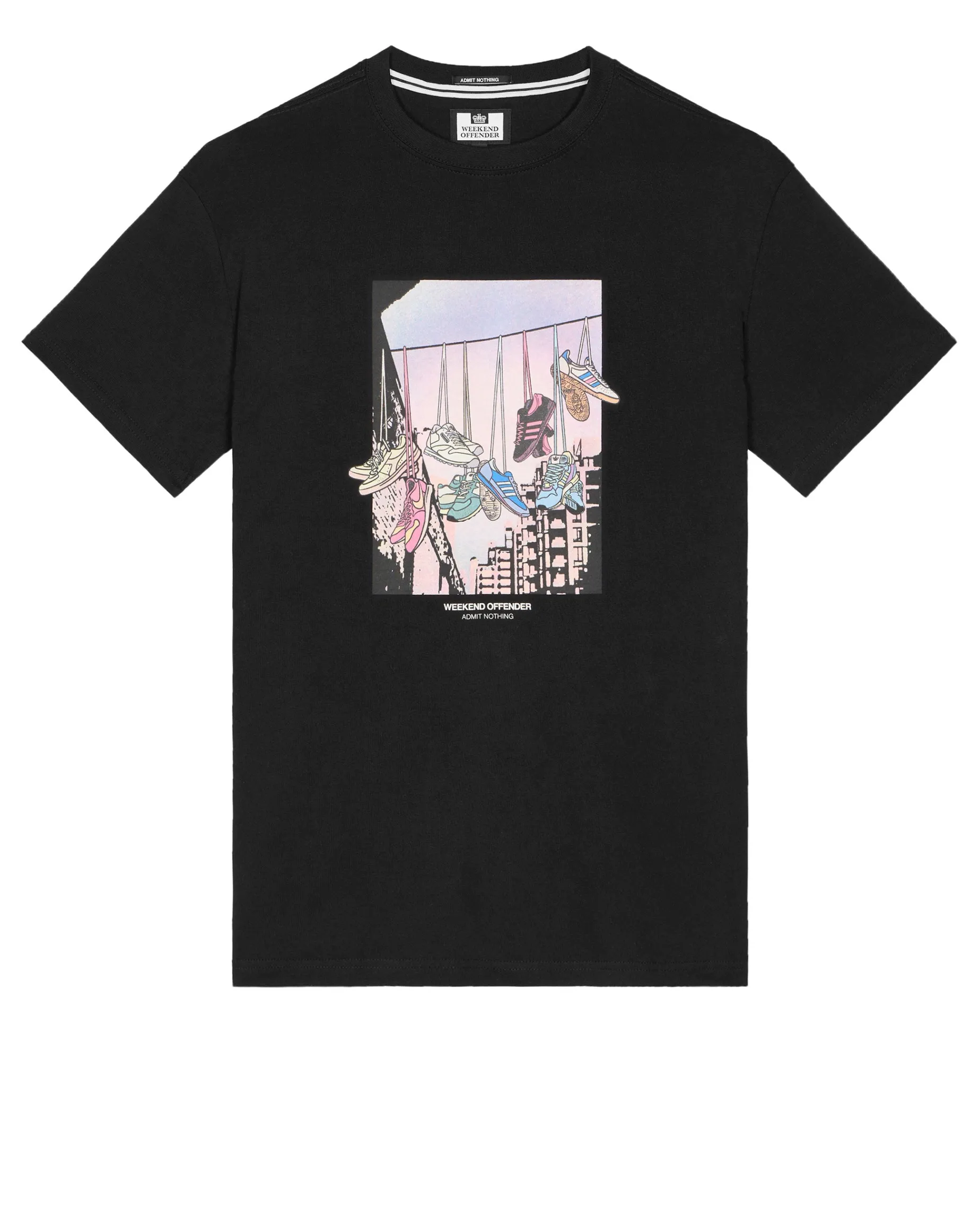 Große Größen - Turf Wars Grafik T-Shirt Schwarz