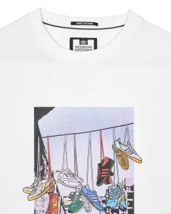 Große Größen - Turf Wars Grafik-T-Shirt Weiß