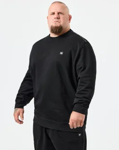 Große Größen - Vega Sweatshirt Schwarz/Mid House Check