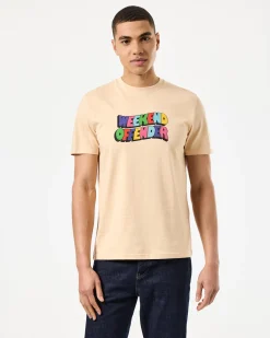 Hallelujah Grafik T-Shirt Deep Champagne
