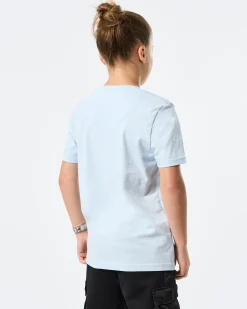 Hallelujah Grafik T-Shirt für Kinder Ocean Wave Blau