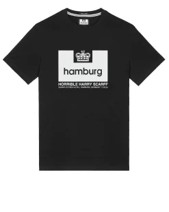 Harry x Hamburg Grafik-T-Shirt Schwarz