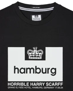 Harry x Hamburg Grafik-T-Shirt Schwarz