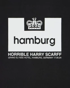 Harry x Hamburg Grafik-T-Shirt Schwarz