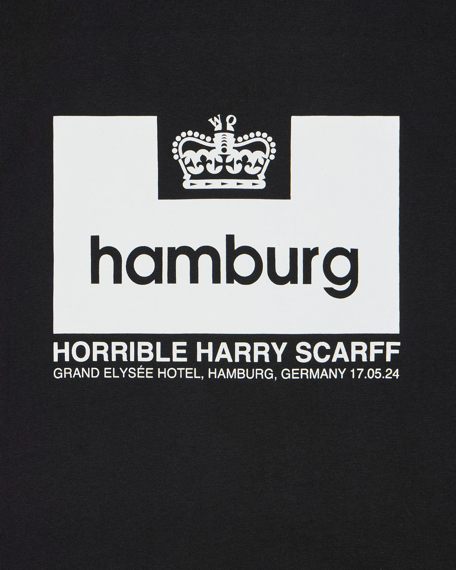 Harry x Hamburg Grafik-T-Shirt Schwarz