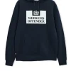 HM Service Klassischer Kapuzenpullover Marineblau