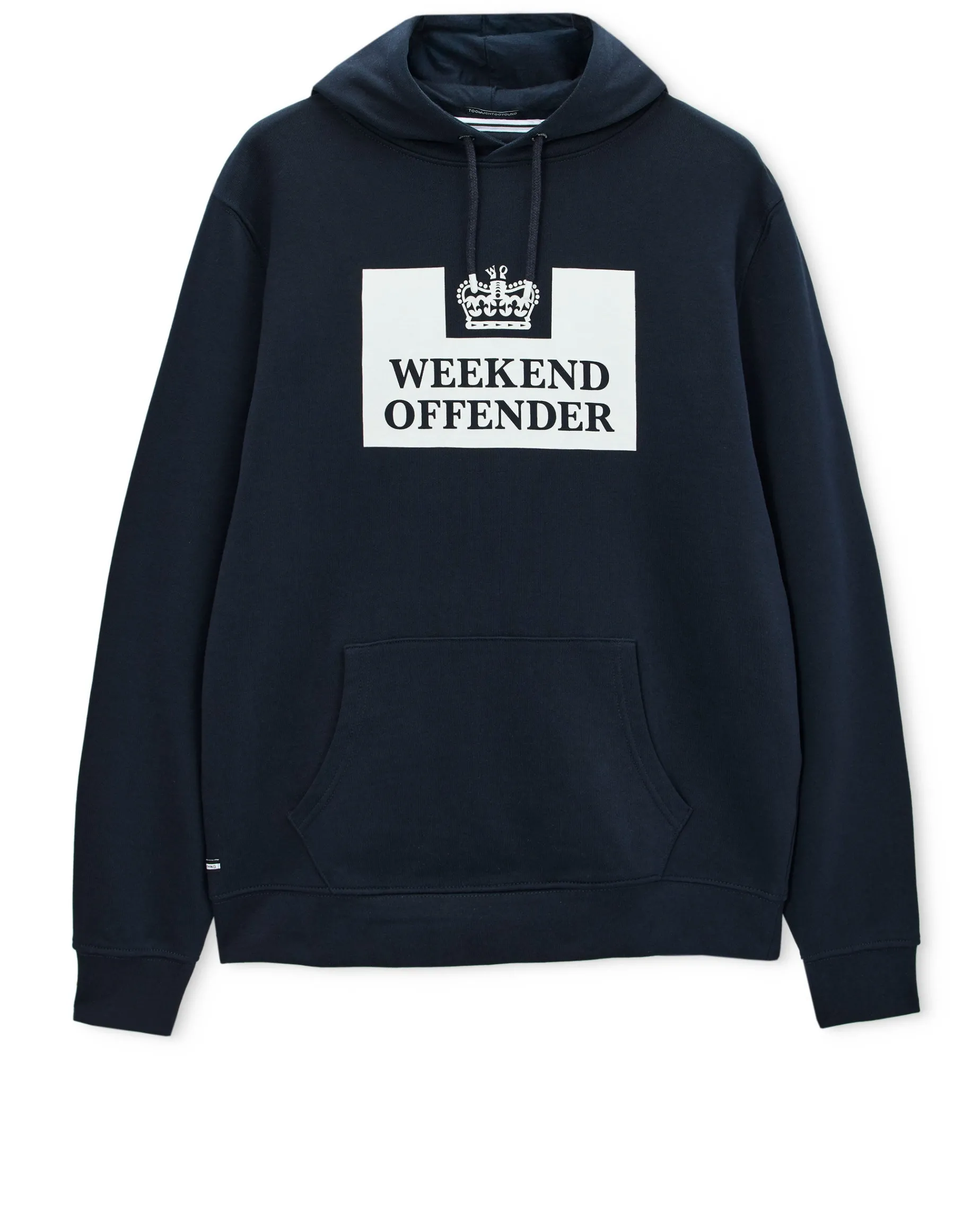 HM Service Klassischer Kapuzenpullover Marineblau
