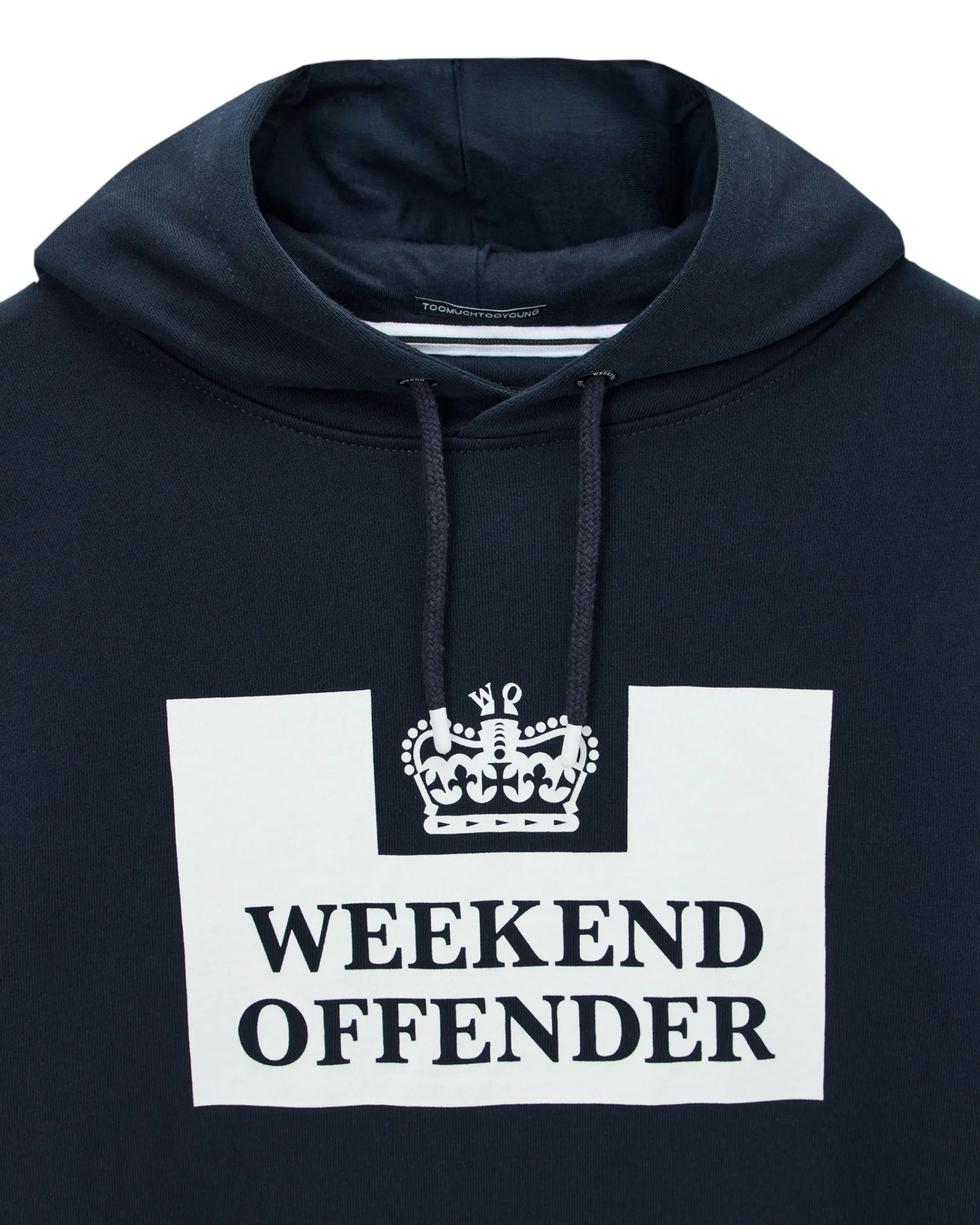 HM Service Klassischer Kapuzenpullover Marineblau
