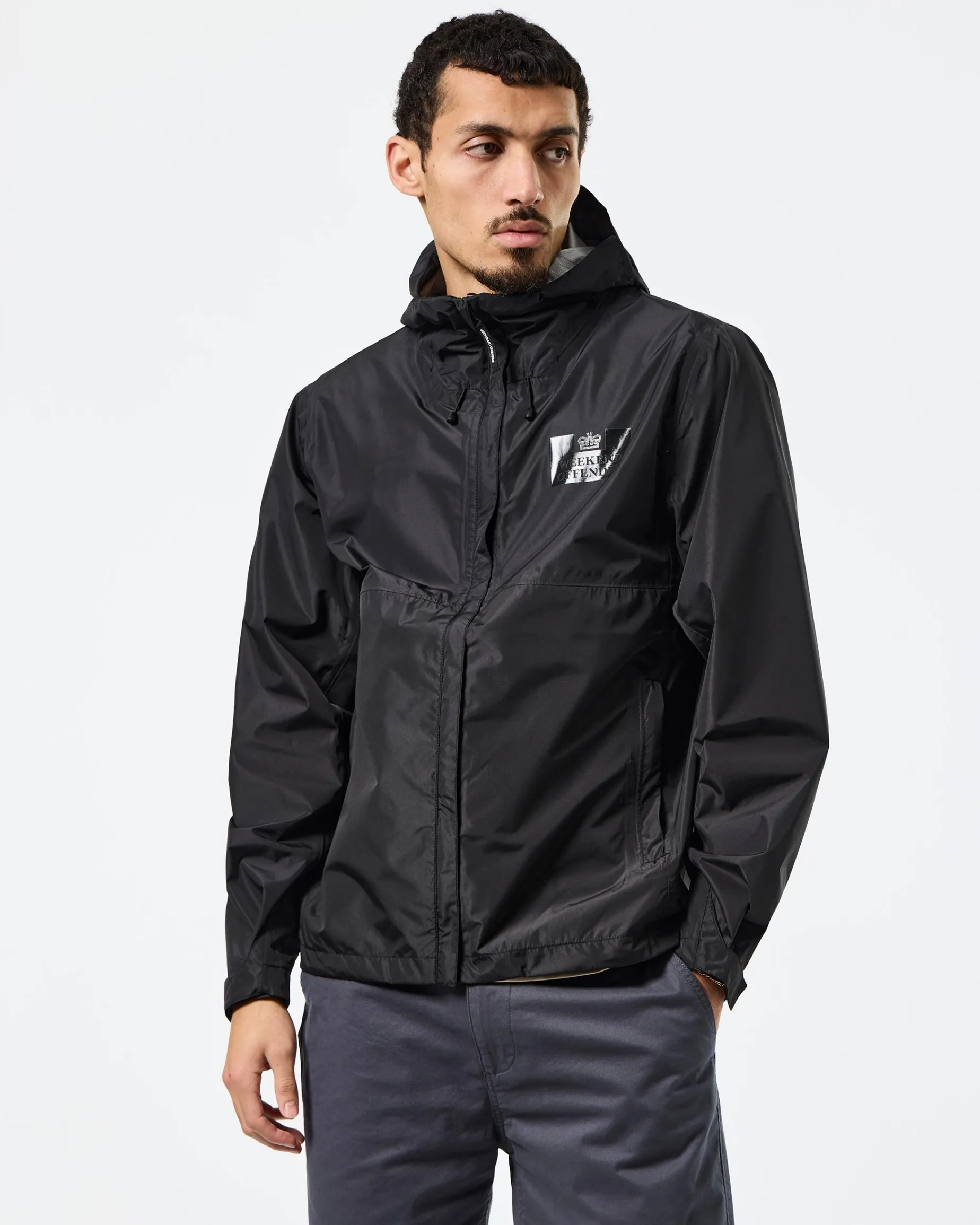 Inglewood Avenue Wasserdichte Jacke Schwarz