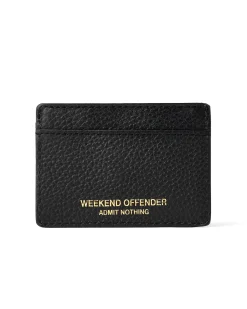 Kartenetui Aus Leder Mit Geschenkbox Schwarz