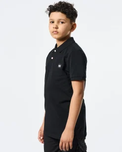 Kinder Caneiros Poloshirt Schwarz